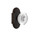 Nostalgic Warehouse - Cottage Plate Single Dummy Crystal Egg & Dart Knob in Timeless Bronze - COTCED - 750703