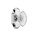 Nostalgic Warehouse - Cottage Plate Single Dummy Crystal Victorian Knob in Bright Chrome - COTCVI - 755248