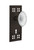 Nostalgic Warehouse - Craftsman Plate Privacy with Keyhole Crystal Victorian Knob in Oil-Rubbed Bronze - CRACVI - 753625 - 2 3/4" Backset