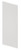 Blue Valley Grey Shaker Kitchen Cabinet - GRS-PNL34.5x96x.5 FINISHED 1 SIDE