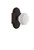 Nostalgic Warehouse - Cottage Plate Single Dummy Waldorf White Milk Glass Knob in Timeless Bronze - COTWAW - 748566