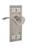 Nostalgic Warehouse - Craftsman Plate Passage Manor Lever in Satin Nickel - CRAMAN - 761916 - 2 3/4" Backset