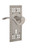 Nostalgic Warehouse - Craftsman Plate Passage with Keyhole Manor Lever in Satin Nickel - CRAMAN - 762228 - 2 3/4" Backset