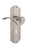 Nostalgic Warehouse - Deco Plate Single Dummy with Keyhole Manor Lever in Satin Nickel - DECMAN - 762547