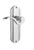 Nostalgic Warehouse - Deco Plate Double Dummy Manor Lever in Bright Chrome - DECMAN - 762622