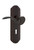 Nostalgic Warehouse - Deco Plate Privacy with Keyhole Manor Lever in Timeless Bronze - DECMAN - 763202 - 2 3/8" Backset