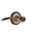 Nostalgic Warehouse - Classic Rose Passage Swan Lever in Antique Brass - CLASWN - 763651 - 2 3/8" Backset