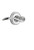 Nostalgic Warehouse - Classic Rose Passage Swan Lever in Bright Chrome - CLASWN - 763664 - 2 3/4" Backset