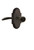Nostalgic Warehouse - Cottage Plate Passage Swan Lever in Oil-Rubbed Bronze - COTSWN - 763703 - 2 3/4" Backset