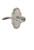 Nostalgic Warehouse - Cottage Plate Passage Swan Lever in Satin Nickel - COTSWN - 763709 - 2 3/8" Backset