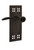 Nostalgic Warehouse - Craftsman Plate Double Dummy Swan Lever in Oil-Rubbed Bronze - CRASWN - 764424