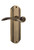 Nostalgic Warehouse - Deco Plate Double Dummy Swan Lever in Antique Brass - DECSWN - 764427