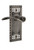 Nostalgic Warehouse - Craftsman Plate Privacy Swan Lever in Antique Pewter - CRASWN - 764657 - 2 3/4" Backset