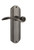 Nostalgic Warehouse - Deco Plate Privacy Swan Lever in Antique Pewter - DECSWN - 764668 - 2 3/8" Backset