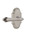 Nostalgic Warehouse - Cottage Plate Passage Fleur Lever in Satin Nickel - COTFLR - 765514 - 2 3/8" Backset