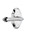 Nostalgic Warehouse - Cottage Plate Single Dummy Fleur Lever in Oil-Rubbed Bronze - COTFLR - 766085