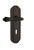 Nostalgic Warehouse - Deco Plate Single Dummy with Keyhole Fleur Lever in Oil-Rubbed Bronze - DECFLR - 766175