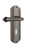 Nostalgic Warehouse - Deco Plate Double Dummy with Keyhole Fleur Lever in Antique Pewter - DECFLR - 766329