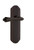 Nostalgic Warehouse - Deco Plate Privacy Fleur Lever in Satin Nickel - DECFLR - 766519 - 2 3/8" Backset