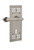 Nostalgic Warehouse - Craftsman Plate Single Dummy with Keyhole Fleur Lever in Satin Nickel - CRAFLR - 772371