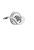 Nostalgic Warehouse - Classic Rose Privacy Manor Lever in Bright Chrome - CLAMAN - 772924 - 2 3/8" Backset