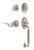 Nostalgic Warehouse - Classic Plate F Grip Entry Set Manor Lever in Satin Nickel - 767298 - 2 3/8" Backset