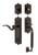 Nostalgic Warehouse - Egg & Dart Plate C Grip Entry Set Manor Lever in Timeless Bronze - 767414 - 2 3/4" Backset