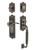 Nostalgic Warehouse - Egg & Dart Plate F Grip Entry Set Manor Lever in Antique Pewter - 767434 - 2 3/4" Backset