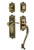 Nostalgic Warehouse - Egg & Dart Plate S Grip Entry Set Manor Lever in Antique Brass - 767463 - 2 3/4" Backset
