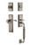 Nostalgic Warehouse - New York Plate F Grip Entry Set Manor Lever in Antique Pewter - 767590 - 2 3/8" Backset
