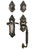 Nostalgic Warehouse - Victorian Plate F Grip Entry Set Swan Lever in Antique Pewter - 768540 - 2 3/4" Backset