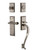 Nostalgic Warehouse - New York Plate S Grip Entry Set Fleur Lever in Antique Pewter - 769036 - 2 3/4" Backset