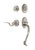 Nostalgic Warehouse - Classic Plate S Grip Entry Set Manor Lever in Satin Nickel - 769794 - 2 3/8" Backset