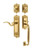 Nostalgic Warehouse - Egg & Dart Plate F Grip Entry Set Manor Lever in Polished Brass - 770247 - 2 3/4" Backset