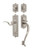 Nostalgic Warehouse - Egg & Dart Plate S Grip Entry Set Manor Lever in Satin Nickel - 770268 - 2 3/8" Backset