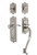 Nostalgic Warehouse - Egg & Dart Plate S Grip Entry Set Manor Lever in Satin Nickel - 770268 - 2 3/8" Backset