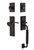 Nostalgic Warehouse - New York Plate C Grip Entry Set Manor Lever in Timeless Bronze - 770703 - 2 3/4" Backset
