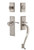 Nostalgic Warehouse - New York Plate S Grip Entry Set Manor Lever in Satin Nickel - 770780 - 2 3/4" Backset