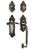 Nostalgic Warehouse - Victorian Plate C Grip Entry Set Swan Lever in Antique Pewter - 771488 - 2 3/4" Backset