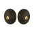 Nostalgic Warehouse - Classic Rosette Double Cylinder Deadbolt in Oil-Rubbed Bronze - CLACLA - 719114 - 2 3/4" Backset