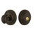 Nostalgic Warehouse - Classic Rosette Single Cylinder Deadbolt in oil-rubbed Bronze - Keyed Different - CLACLA - 718990 - 2 3/4" Backset