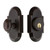 Nostalgic Warehouse - Cottage Plate Single Cylinder Deadbolt in Timeless Bronze - COTCOT - 703933 - 2 3/8" Backset