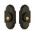 Nostalgic Warehouse - Cottage Plate Double Cylinder Deadbolt in Oil-Rubbed Bronze - Keyed Different - COTCOT - 719136 - 2 3/4" Backset