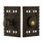 Nostalgic Warehouse - Craftsman Plate Single Cylinder Deadbolt in Oil-Rubbed Bronze - CRACRA - 715147 - 2 3/8" Backset