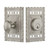 Nostalgic Warehouse - Craftsman Plate Single Cylinder Deadbolt in Satin Nickel - CRACRA - 715149 - 2 3/8" Backset