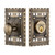 Nostalgic Warehouse - Craftsman Plate Single Cylinder Deadbolt in Antique Brass - CRACRA - 719009 - 2 3/4" Backset