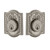 Nostalgic Warehouse - Meadows Plate Double Cylinder Deadbolt in Satin Nickel - MEAMEA - 719175 - 2 3/4" Backset