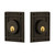 Nostalgic Warehouse - Mission Plate Double Cylinder Deadbolt in Oil Rubbed Bronze - MISMIS - 719185 - 2 3/4" Backset