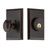 Nostalgic Warehouse - New York Plate Single Cylinder Deadbolt in Timeless Bronze - NYKNYK - 703943 - 2 3/8" Backset