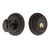 Nostalgic Warehouse - Rope Rosette Single Cylinder Deadbolt in Timeless Bronze - ROPROP - 703946 - 2 3/8" Backset